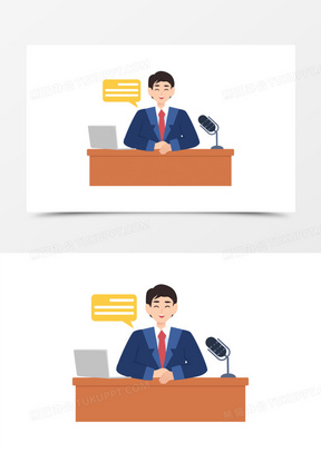 播音主持图片素材