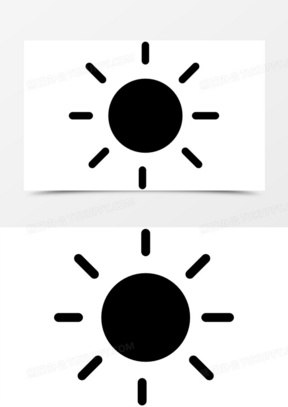 太阳的形状图标