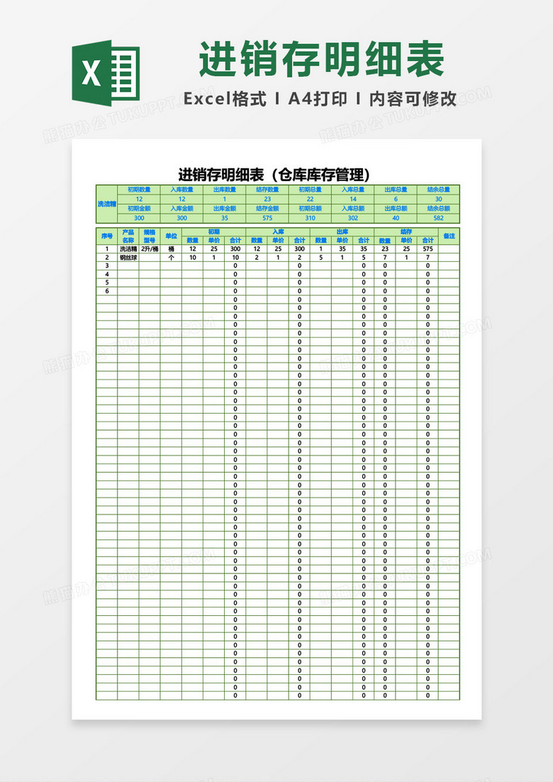 进销存明细表(仓库库存管理) 进销存明细表(仓库库存管理)