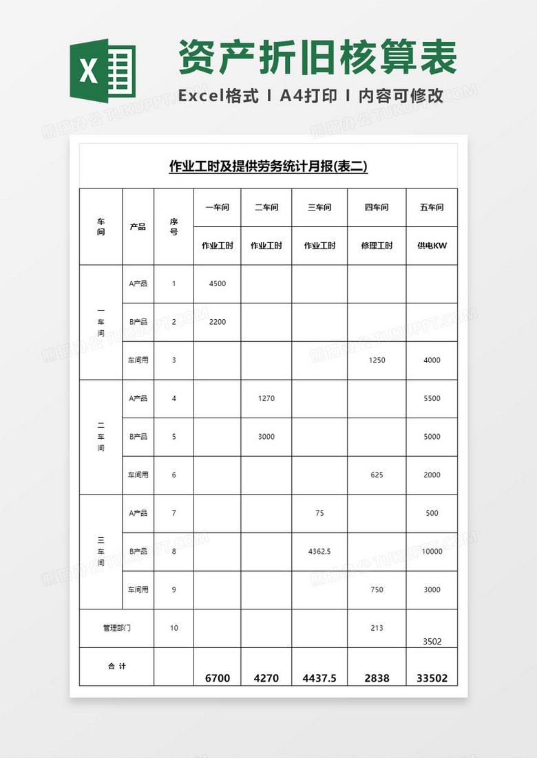 成本计算表格excel模板 成本计算表格excel模板