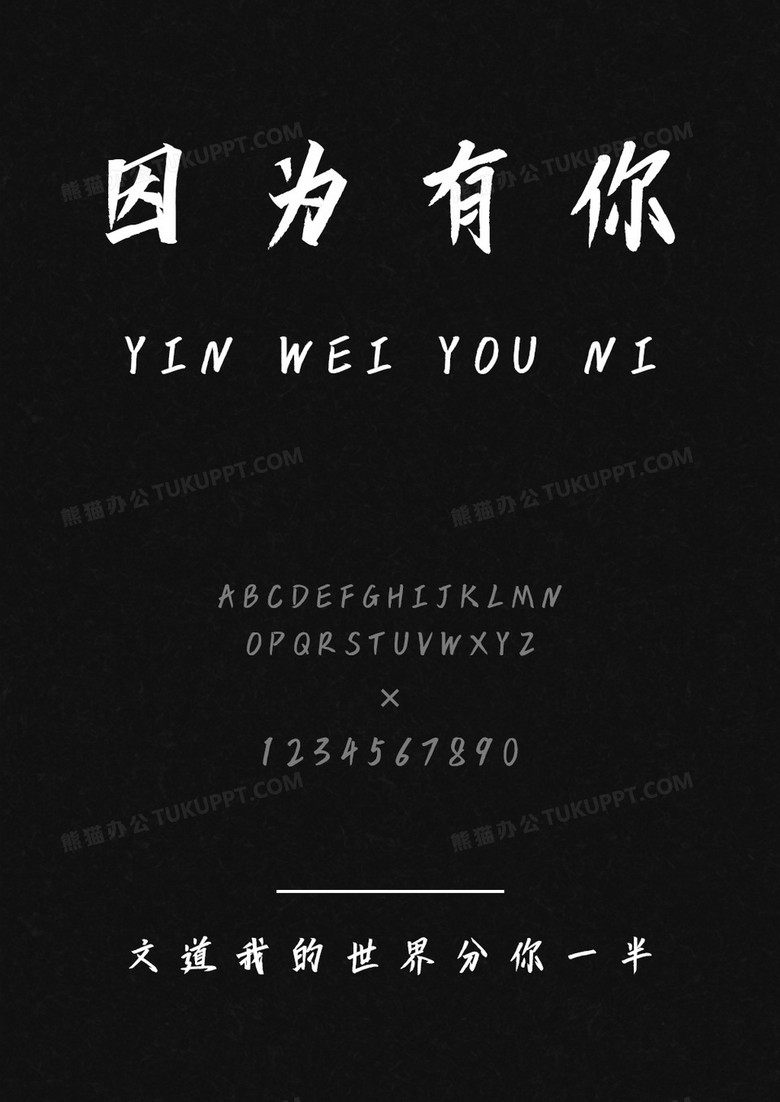 字体库 中国风 文道我的世界分你一半字体 收藏 输入文字,马上预览