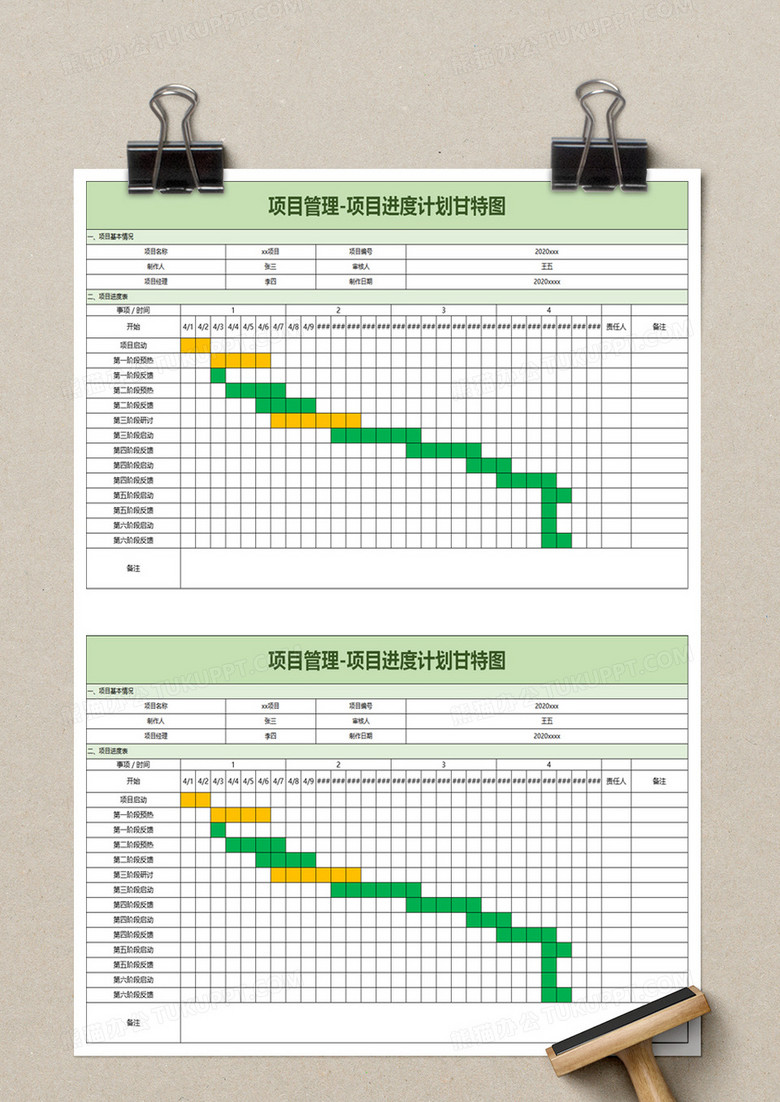项目进度报告范本 true