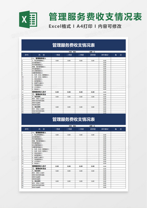 收支台账excel表格模板下载_熊猫办公