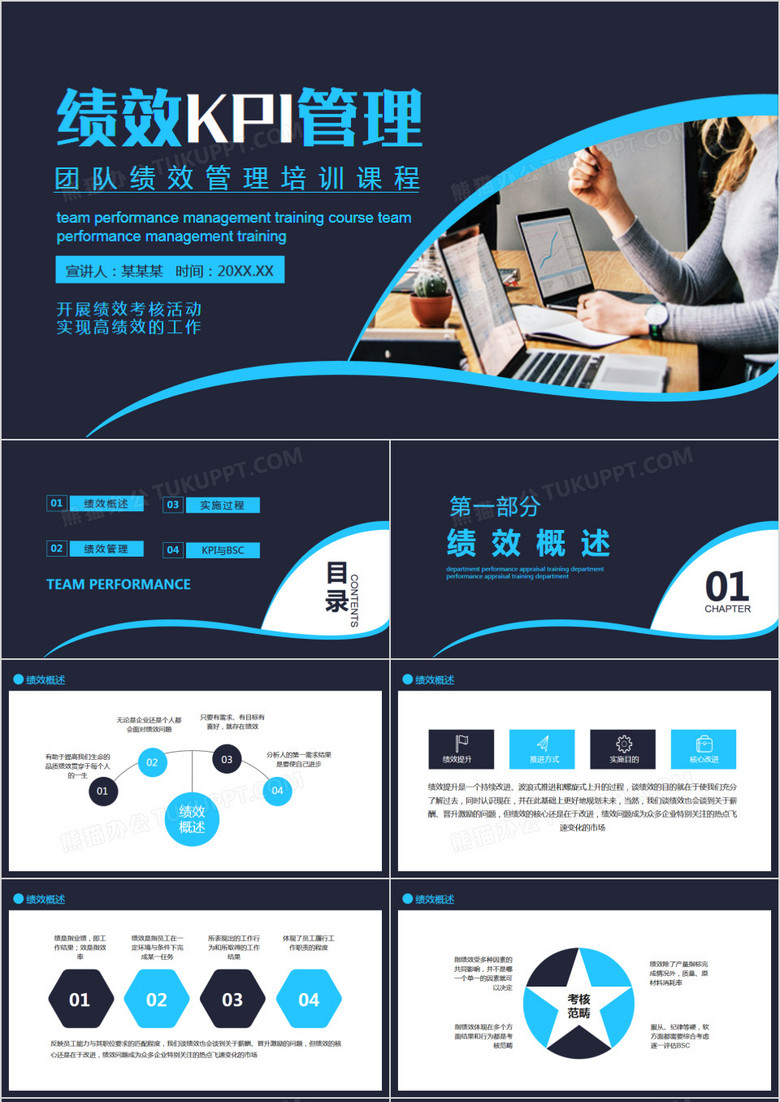 商務(wù)風(fēng)團(tuán)隊績效KPI管理培訓(xùn)課程動態(tài)PPT模板 商務(wù)風(fēng)團(tuán)隊績效KPI管理培訓(xùn)課程動態(tài)PPT模板