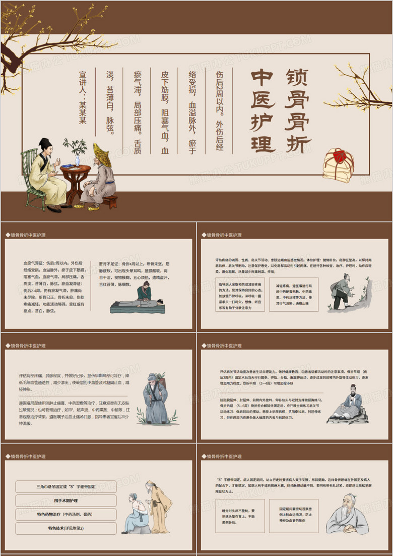 锁骨骨折中医护理动态PPT