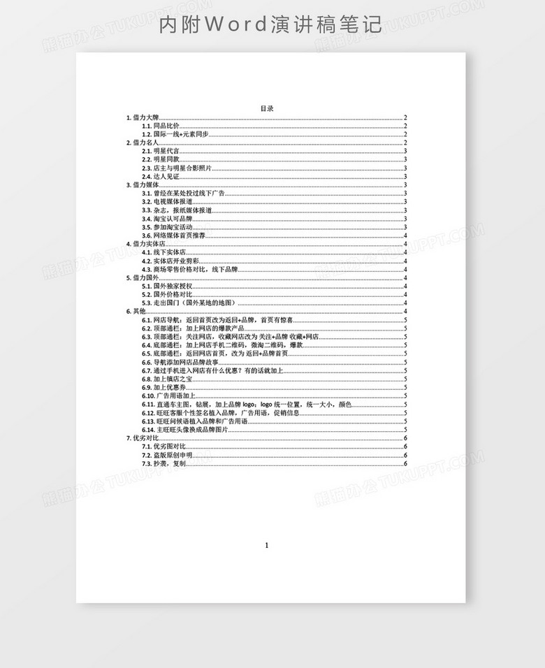 网店运营策划案,网店运营策划案模板