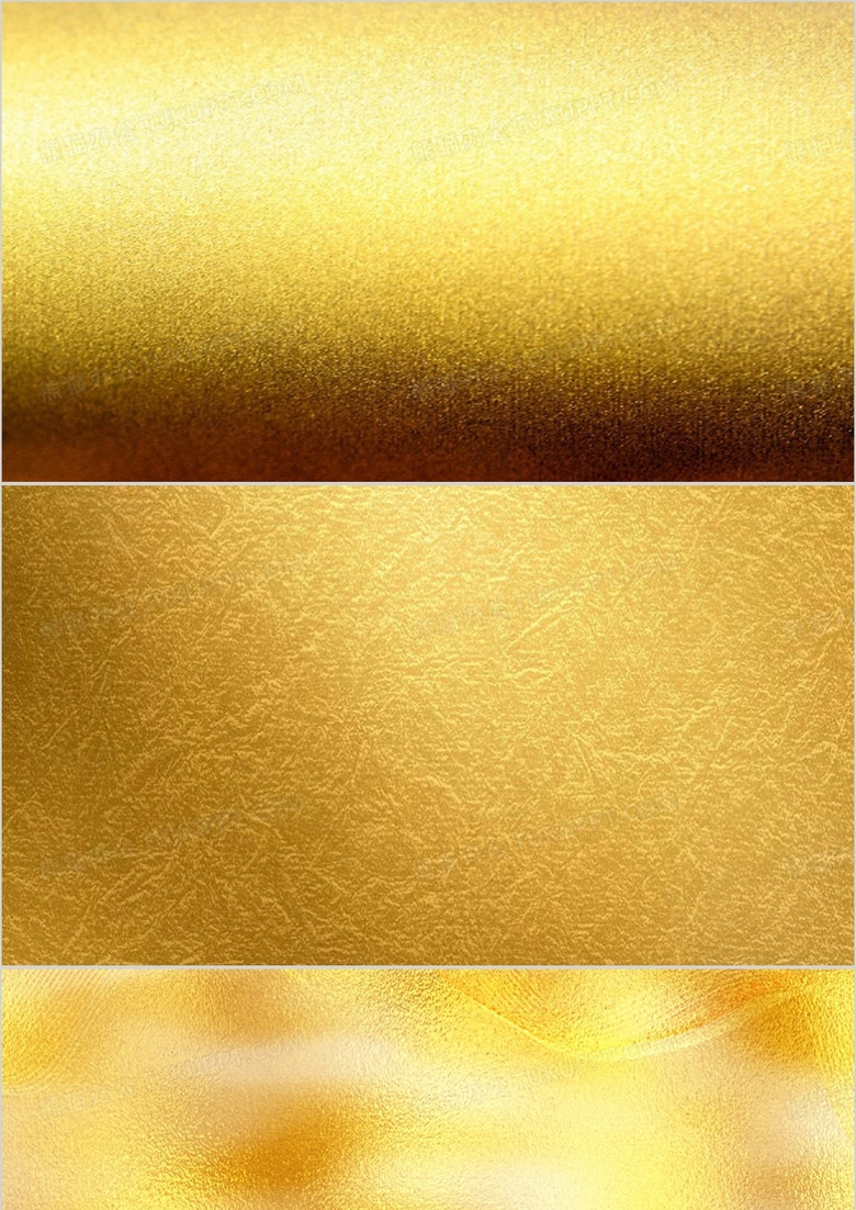 金色质感烫金PPT背景模板