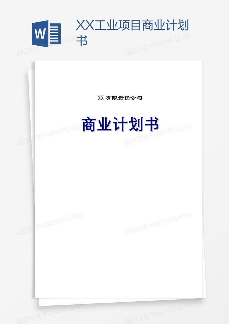 XX工业项目商业计划书