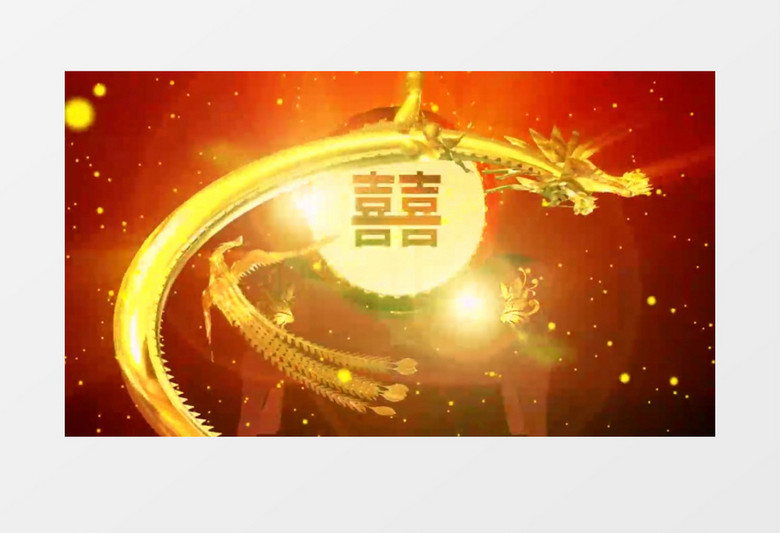 动态中式婚礼新郎背景视频（有音乐）