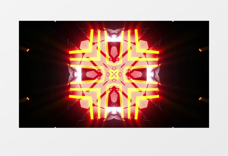 动感火焰科技节奏背景视频（有音乐）