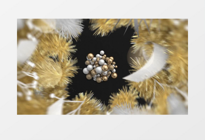 趣味圣诞节珠宝Logo动画AE视频模板