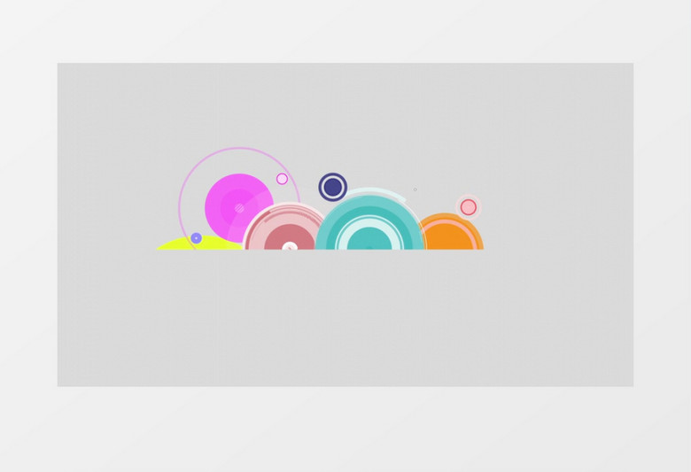 圆圈图形Logo动画AE模板