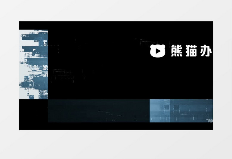 故障效果标志展示AE视频模板