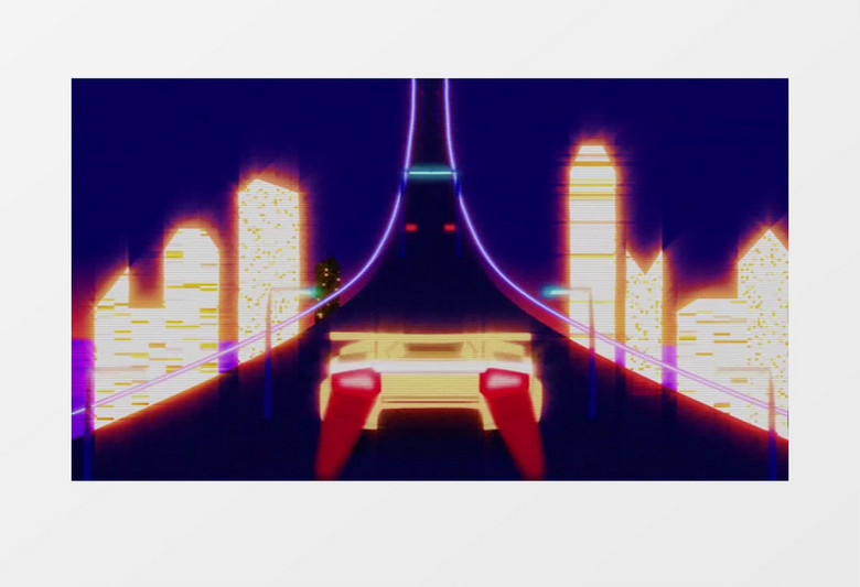 创意卡通赛车游戏标志logo展示AE视频模板