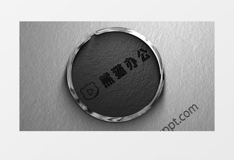 质感三维Logo动画ae模板