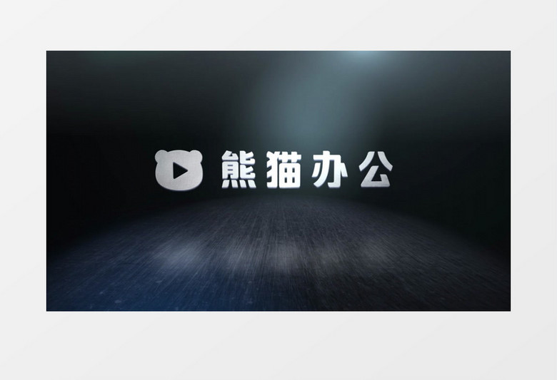 龙卷风破碎Logo动画AE视频模板