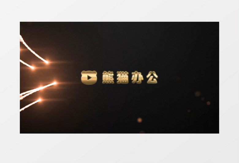 炫彩科技粒子效果标识ae视频模板