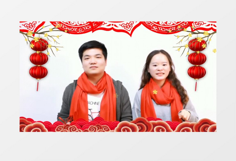 大气鼠年春节金色字体拜年框AE模板 大气鼠年春节金色字体拜年框AE模板