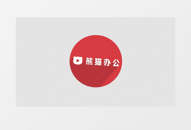 彩色LOGO标志动画ae模板