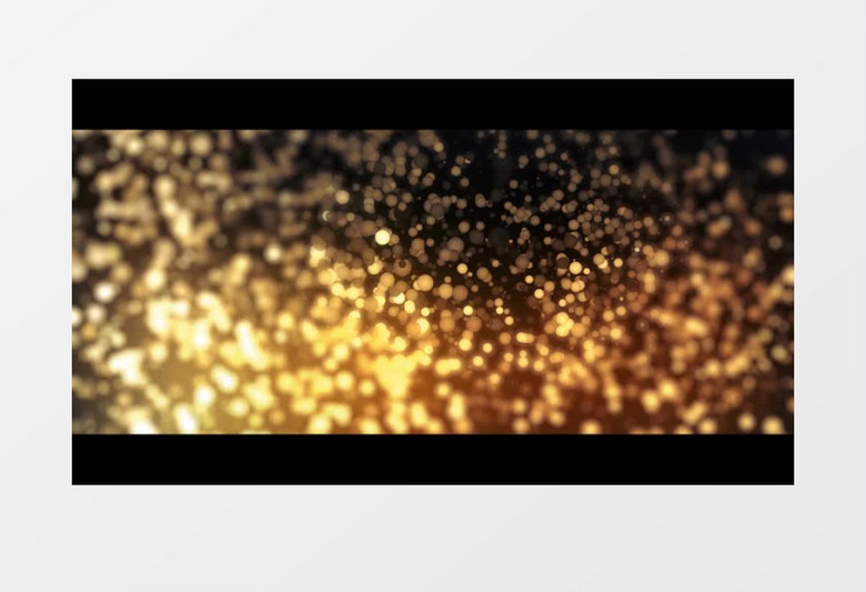 金色粒子动画标志展示ae模板
