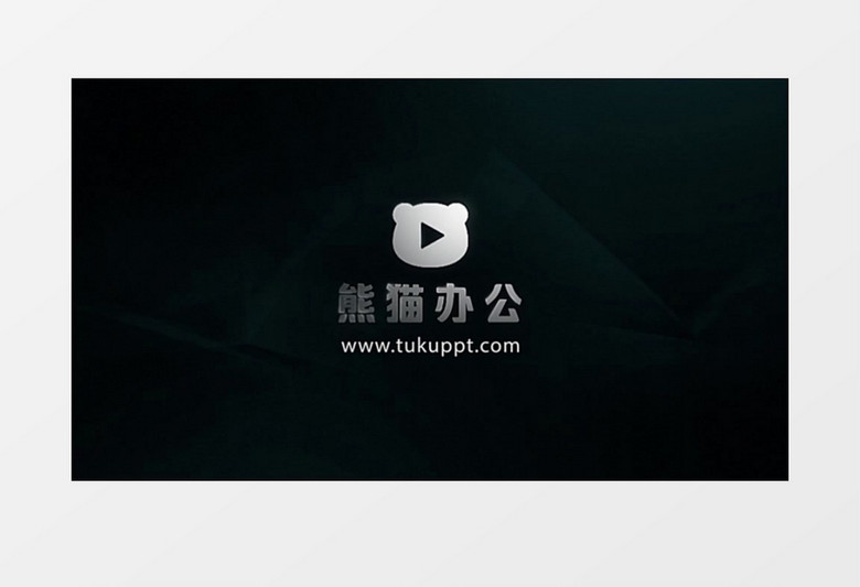 银色金属铂金质感logo标志展示AE视频模板