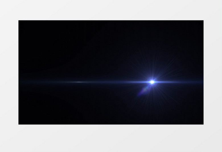 蓝色星光粒子动态光效视频素材