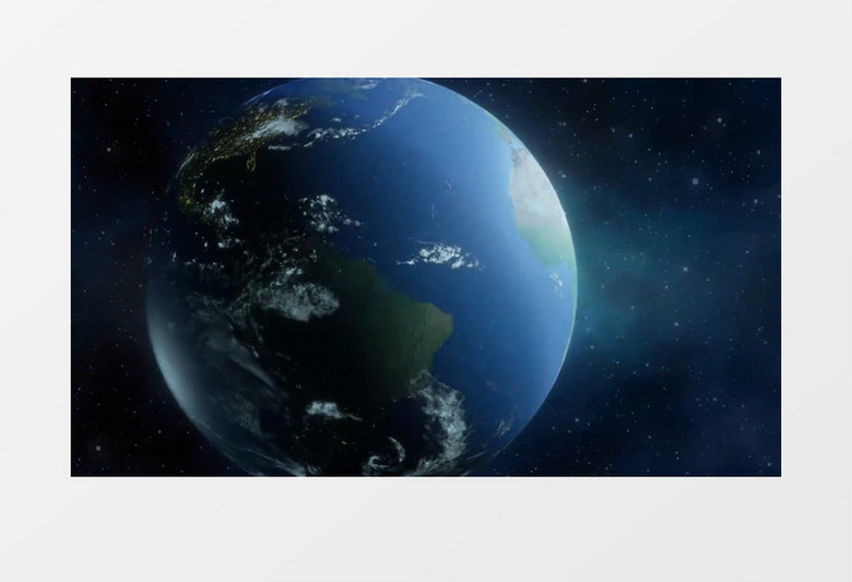 大气开场地球太空粒子光线宣传片EDIUS模板