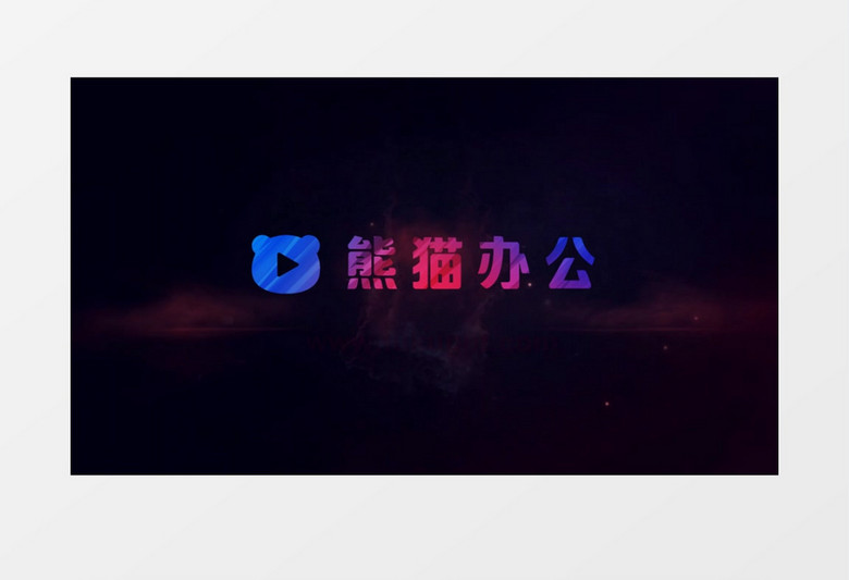 恐怖幽灵创意logo展示动画会声会影模板