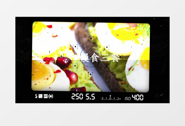 美食美拍相册相机镜头转场PR视频模板