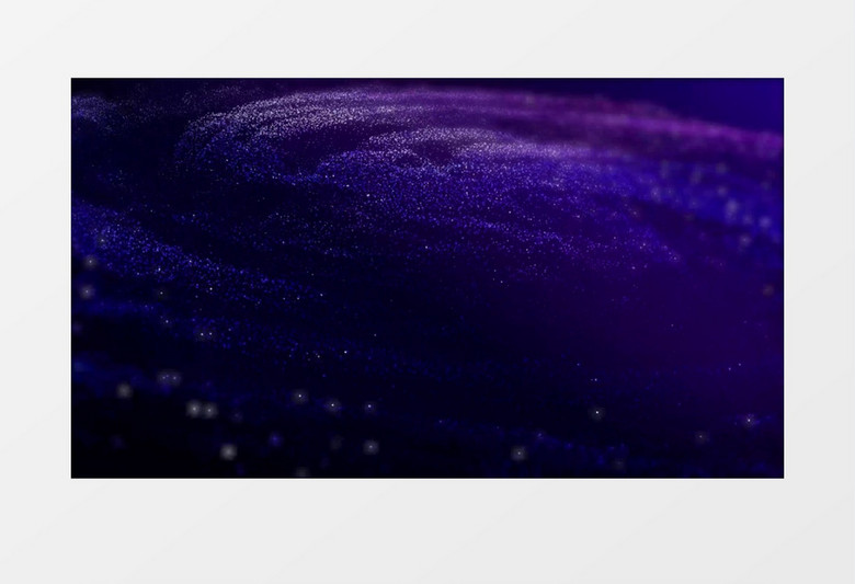 创意梦幻银河旋转粒子背景视频素材