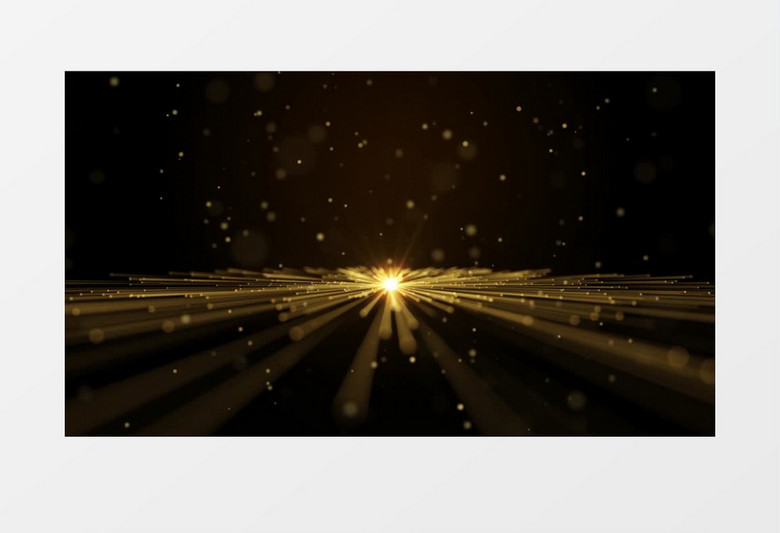 金色粒子运动特效背景视频