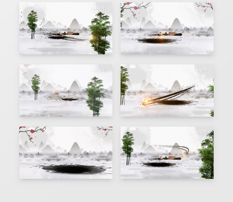 免费山水素材库视频素材 true