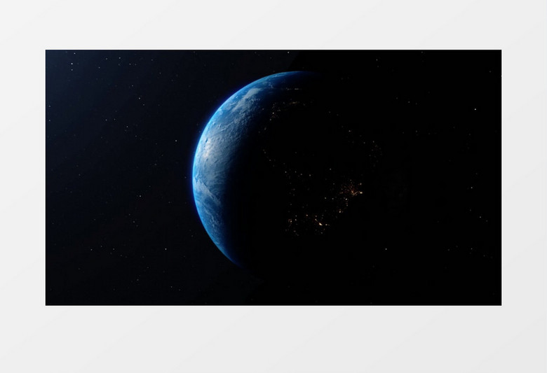 旋转的地球模型背景视频素材