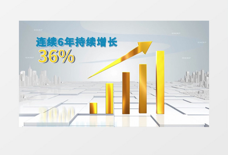 明亮简洁E3D企业商务数据展示AE模板