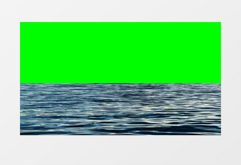 绿幕下水面视频素材