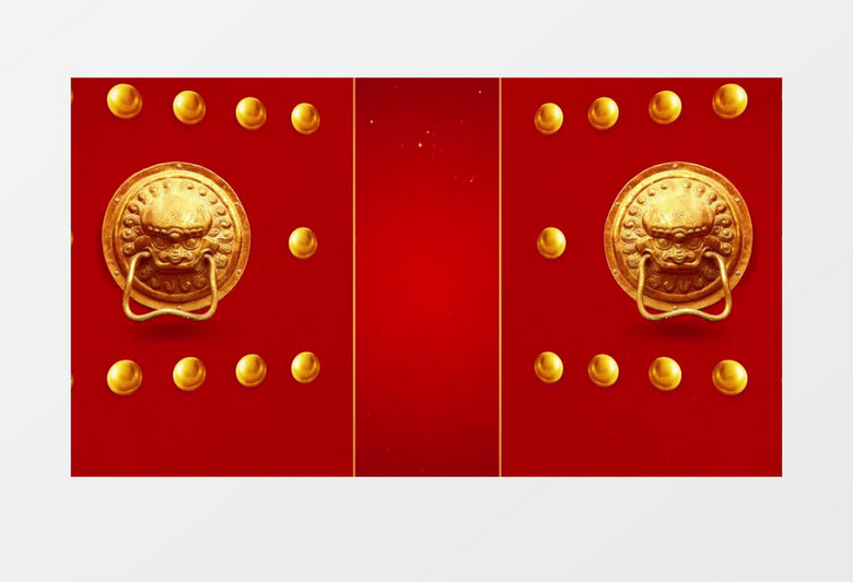 兔年开门红开场祝福背景视频