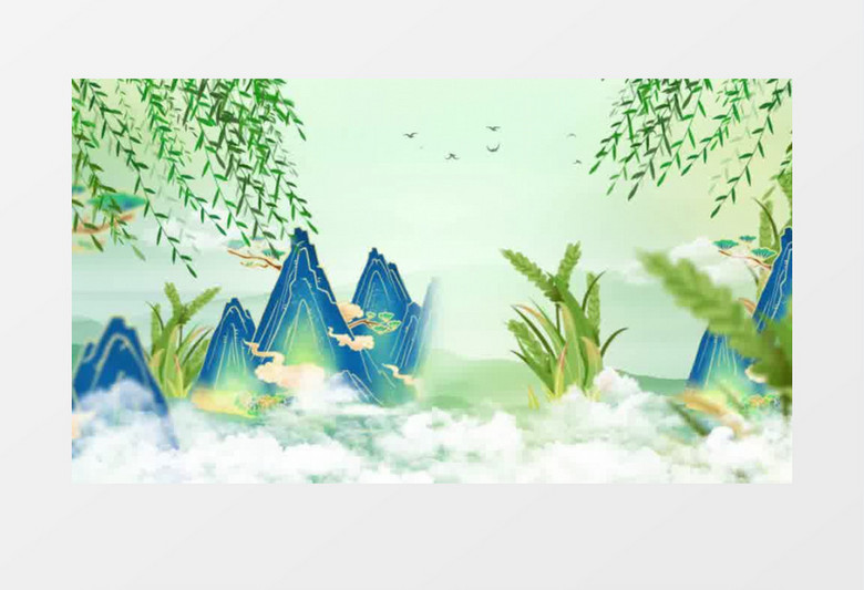 二十四節(jié)氣小滿背景視頻