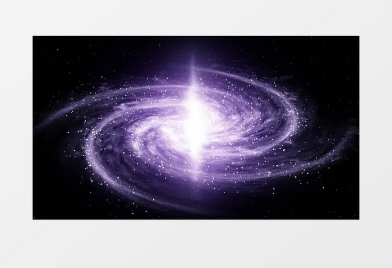 宇宙汇聚成紫色漩涡实拍视频
