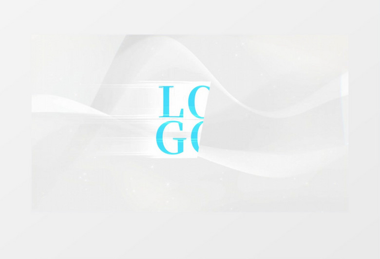简洁白色商务LOGO片头ae模板