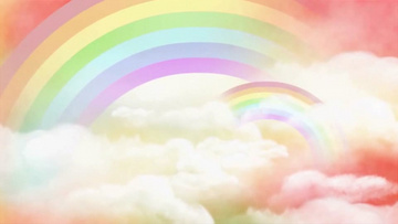 六一儿童节活动彩虹动态视频背景模版