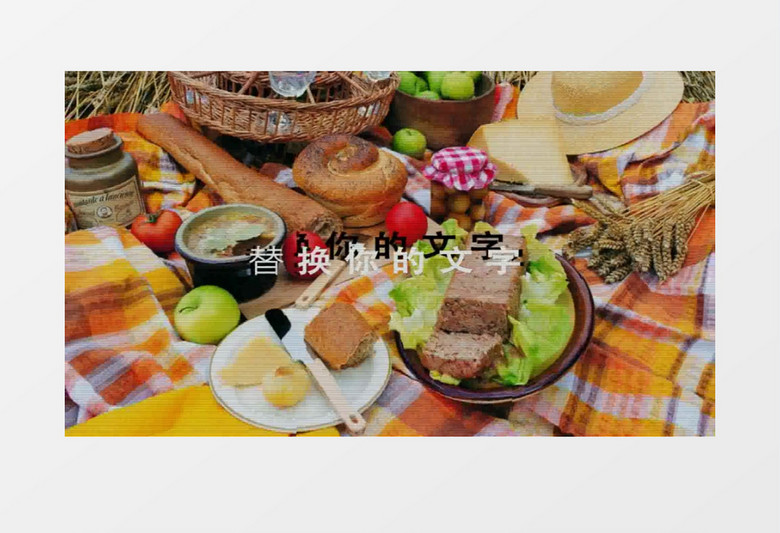 美味的美食宣传视频AE模板