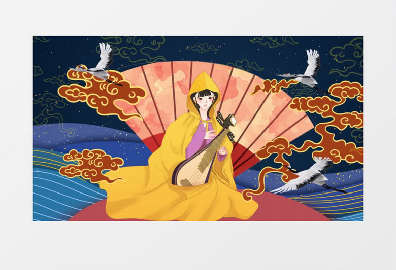 国潮古风动态AE模板
