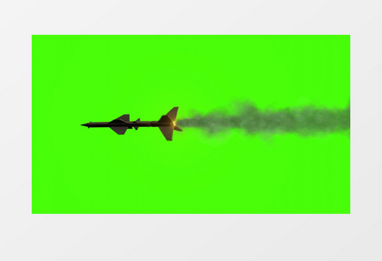导弹循环飞过视频素材
