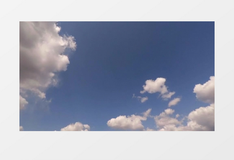 延时拍摄天空中云彩不断变化延时拍摄视频素材
