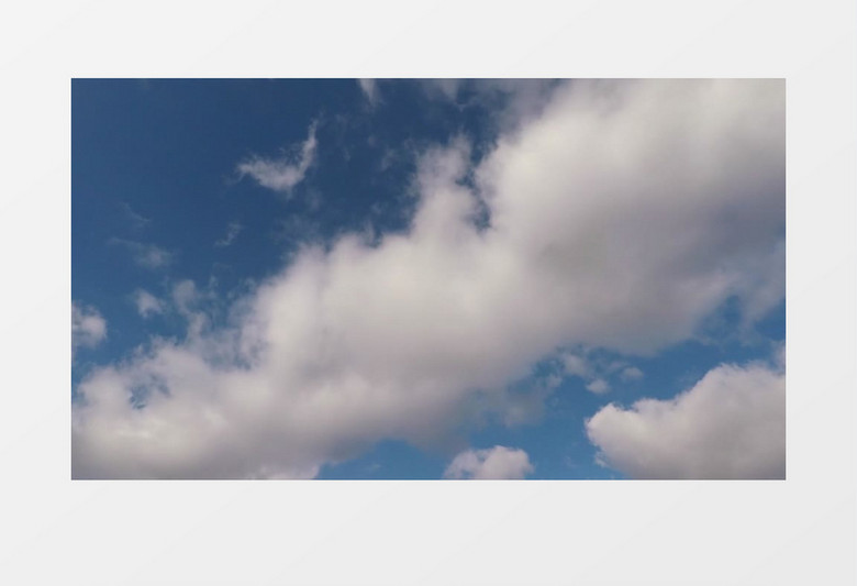 延时拍摄天空中汹涌变化的云层延时拍摄视频素材