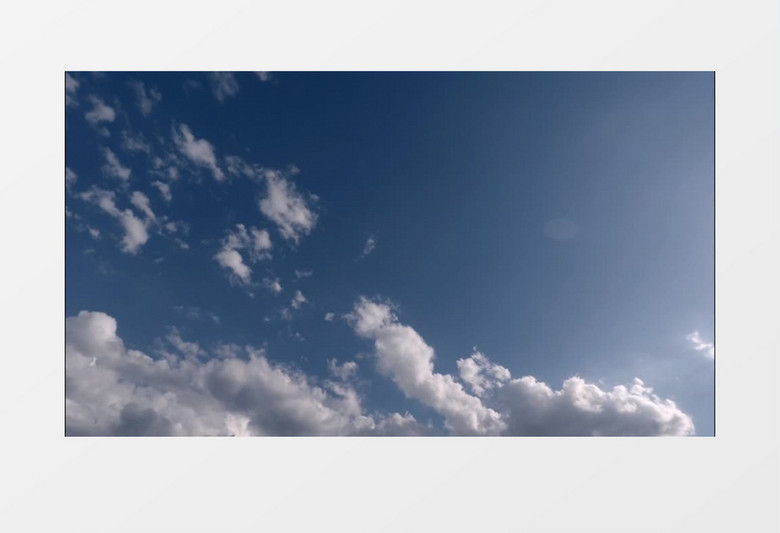 延时拍摄天空的云层变化延时拍摄视频素材