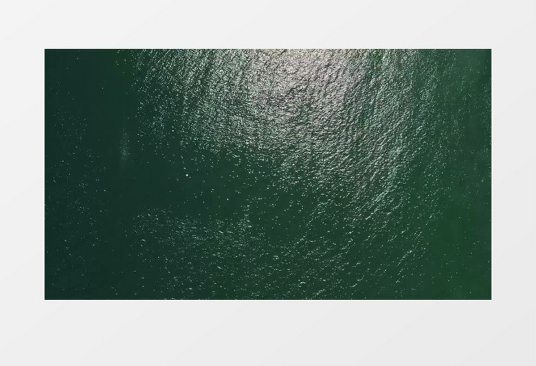 高清俯拍波光粼粼的海平面实拍视频素材