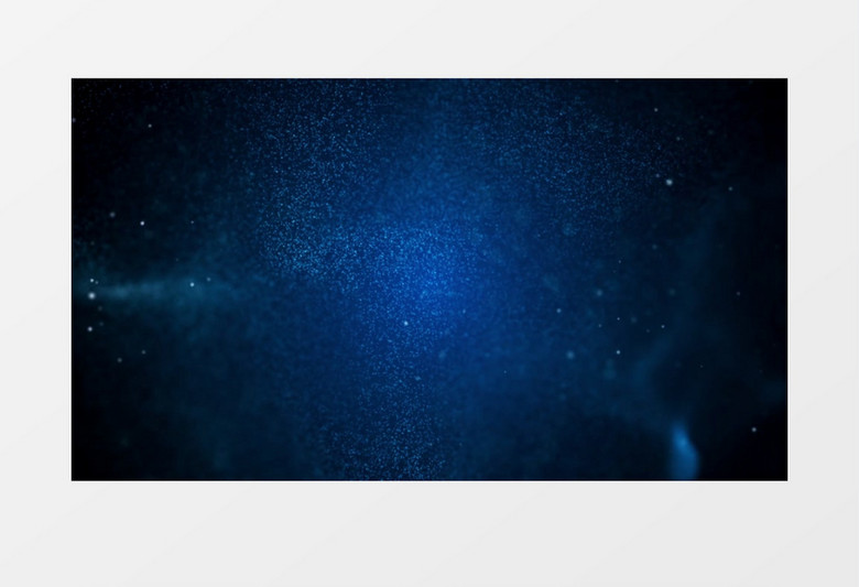 蓝色创意粒子浮动背景视频素材有音乐