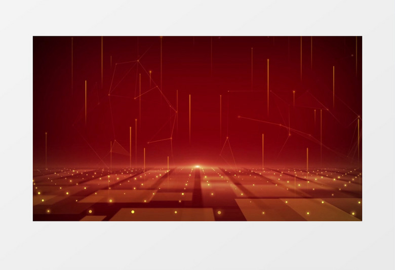 红色创意科技点线光三维背景视频素材有音乐 红色创意科技点线光三维背景视频素材有音乐