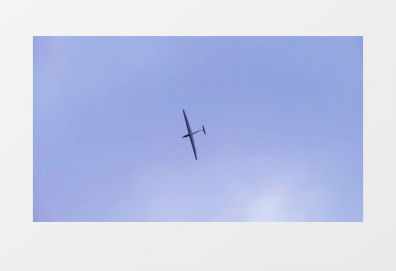 滑翔机在天空自由特技飞行表演视频素材